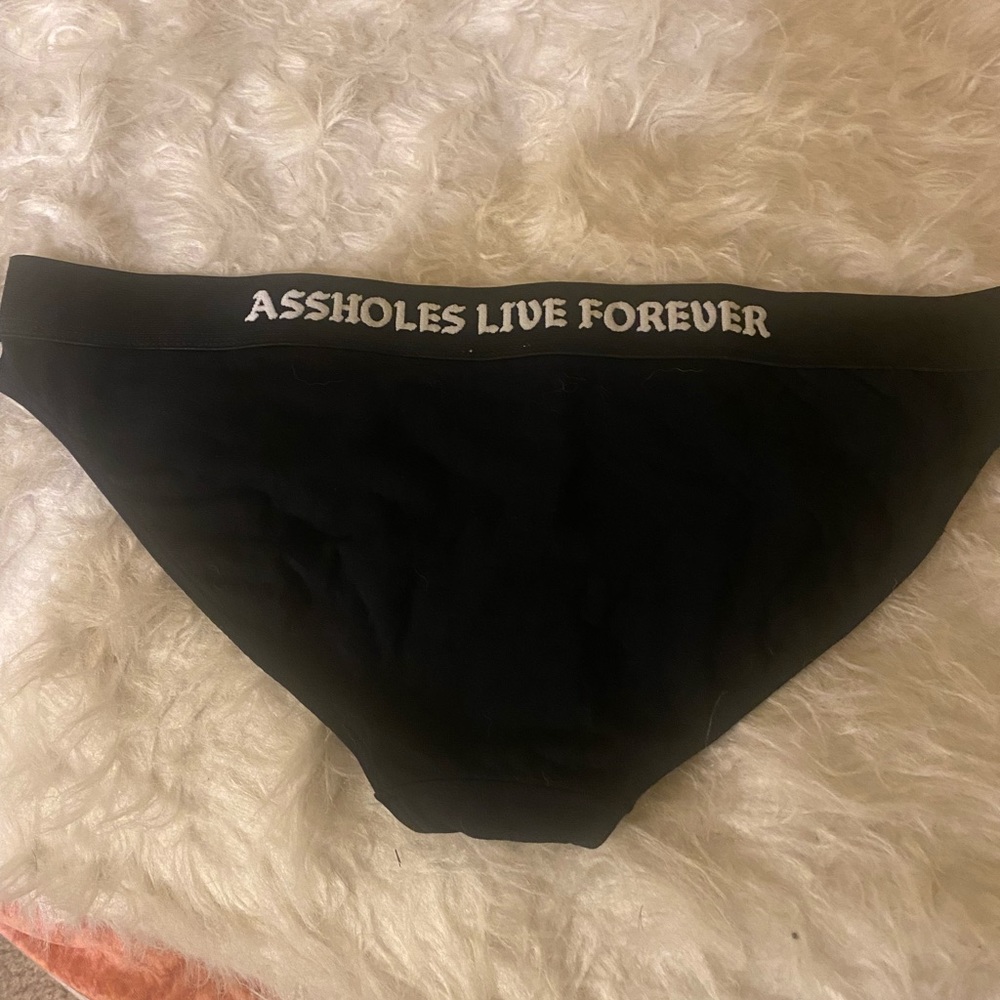 Assholes live forever womens underwear